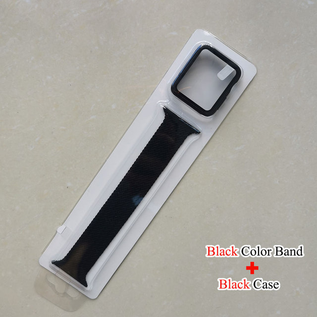 Strap On Correa Apple Watch Band 44mm 42mm Solo Loop Braided Veins Silicone Bracelet Apple Watch 6 5 4 3 Accessories