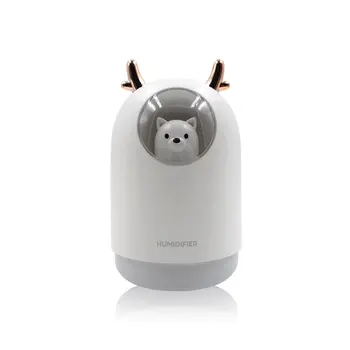 

Ultrasonic Mute Humidifier Antlers Shape 300ml Aromatherapy Machine SPA at Home Ease Stress Reliever for Home Office