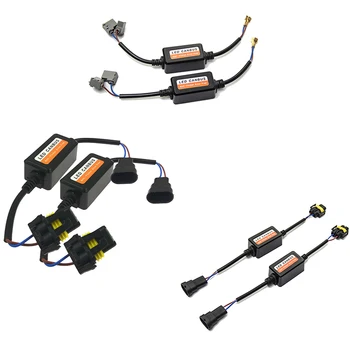 

2X LED Headlight Canbus Error Anti Flicker Resistor Canceller Decoder