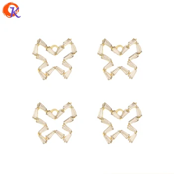 

Cordial Design 40Pcs 17*18MM Rhinestone Pendant/Butterfly Shape/Jewelry Accessories/DIY Making/Hand Made/Earring Findings/Charms