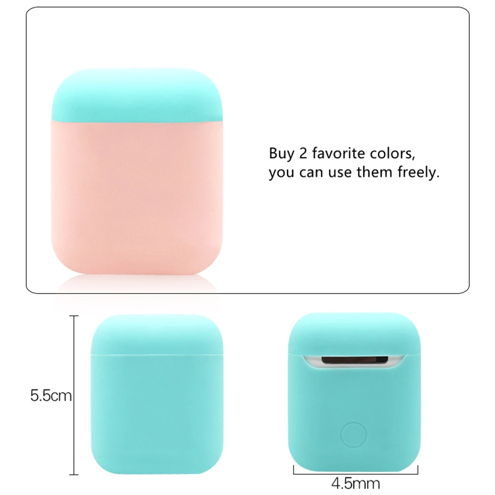 ТПУ силиконовый Bluetooth беспроводной чехол для наушников с посылка коробка защитный чехол кожа посылка для Apple Airpods