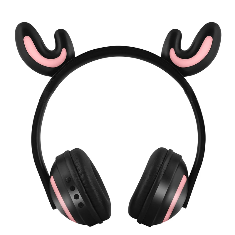 Deer Ear Наушники с кошачьими ушками, Bluetooth, персональные модные подарочные наушники, люминесцентные наушники для мобильного телефона, 25 шт./партия - Цвет: Deer Ear
