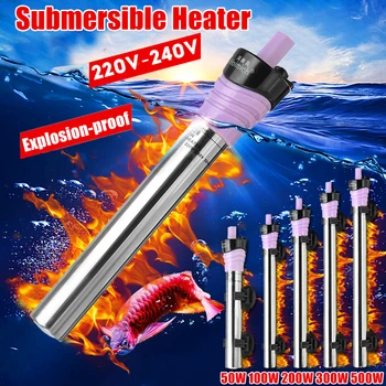 

50W-500W Submersible Aquarium Fish Tank Automatic Constant Temperature Heating Rod Power Saving Heater For Fish Tank Aquarium