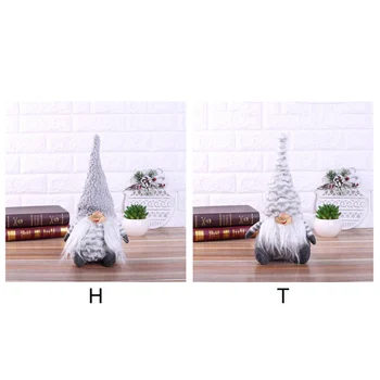 

Christmas long hat plush doll toy Christmas gift holiday gift White beard dwarf decoration