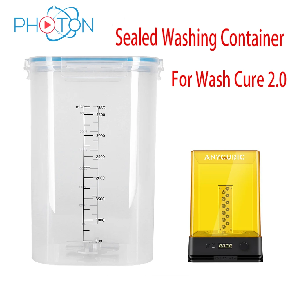 ANYCUBIC Wash &amp Cure 2 0 герметичный контейнер для стирки LCD 3d impresimpresora Аксессуары 3D-печати