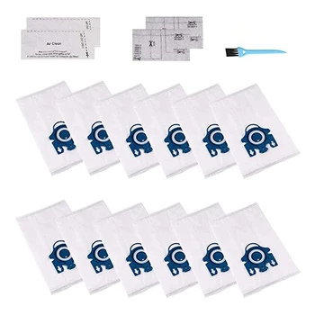 

12 Packs Replacement for Miele Airclean Efficiency Dust Bags for Miele GN Type Vacuums Replace Miele Vacuum Bags Part