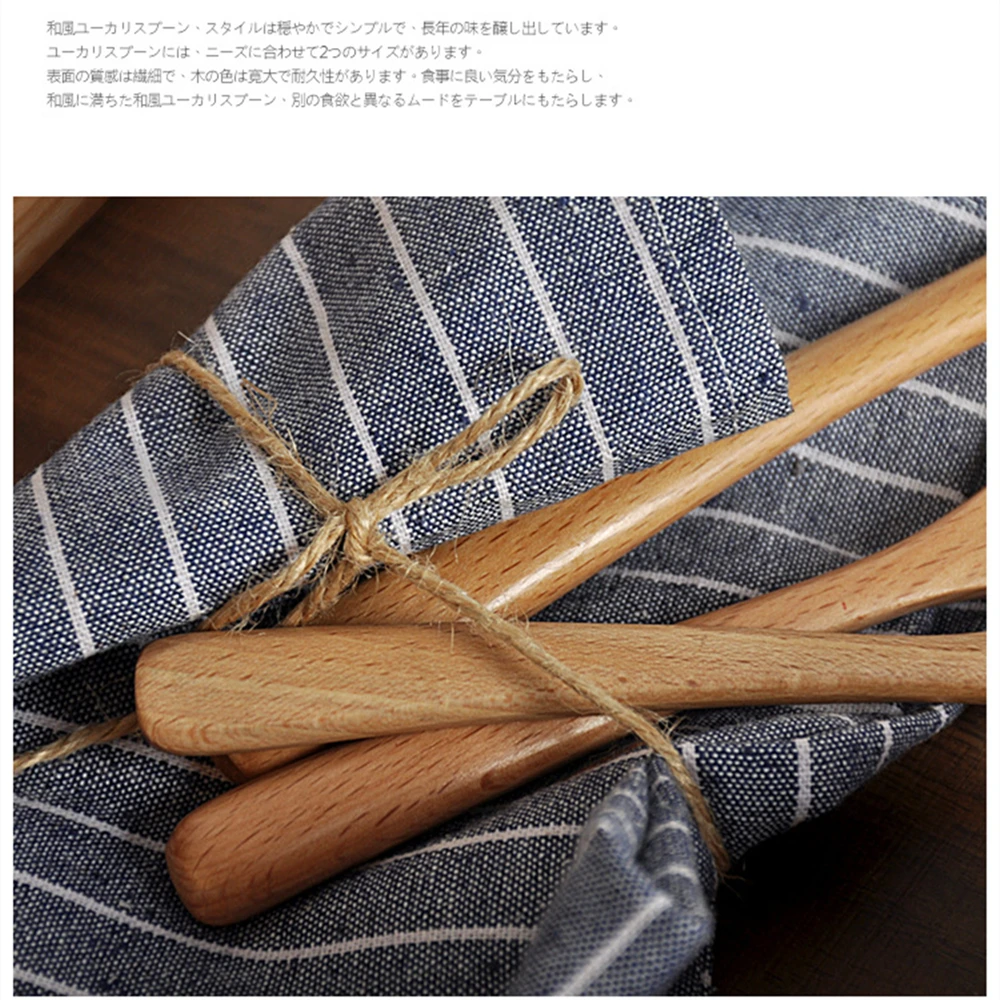Wooden Spoon Rice Scoop Coffee Stirring Mixing Soup Spoons Natural Cooking Utensils Handmade Home Tableware Cutlery for Kicthen wooden spoon wooden cooking spoon