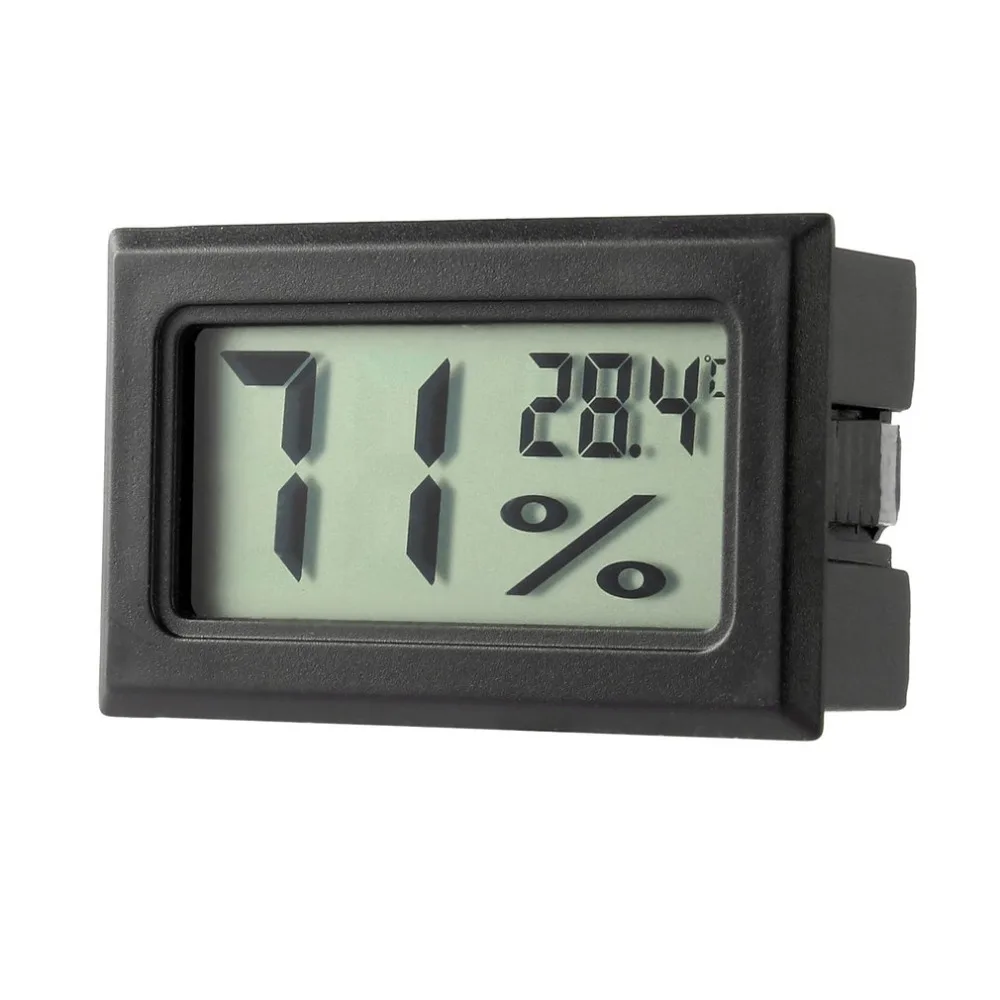 

Mini Digital LCD Temperature Sensor Humidity Meter Thermometer Hygrometer Measuring Gauge White/Black