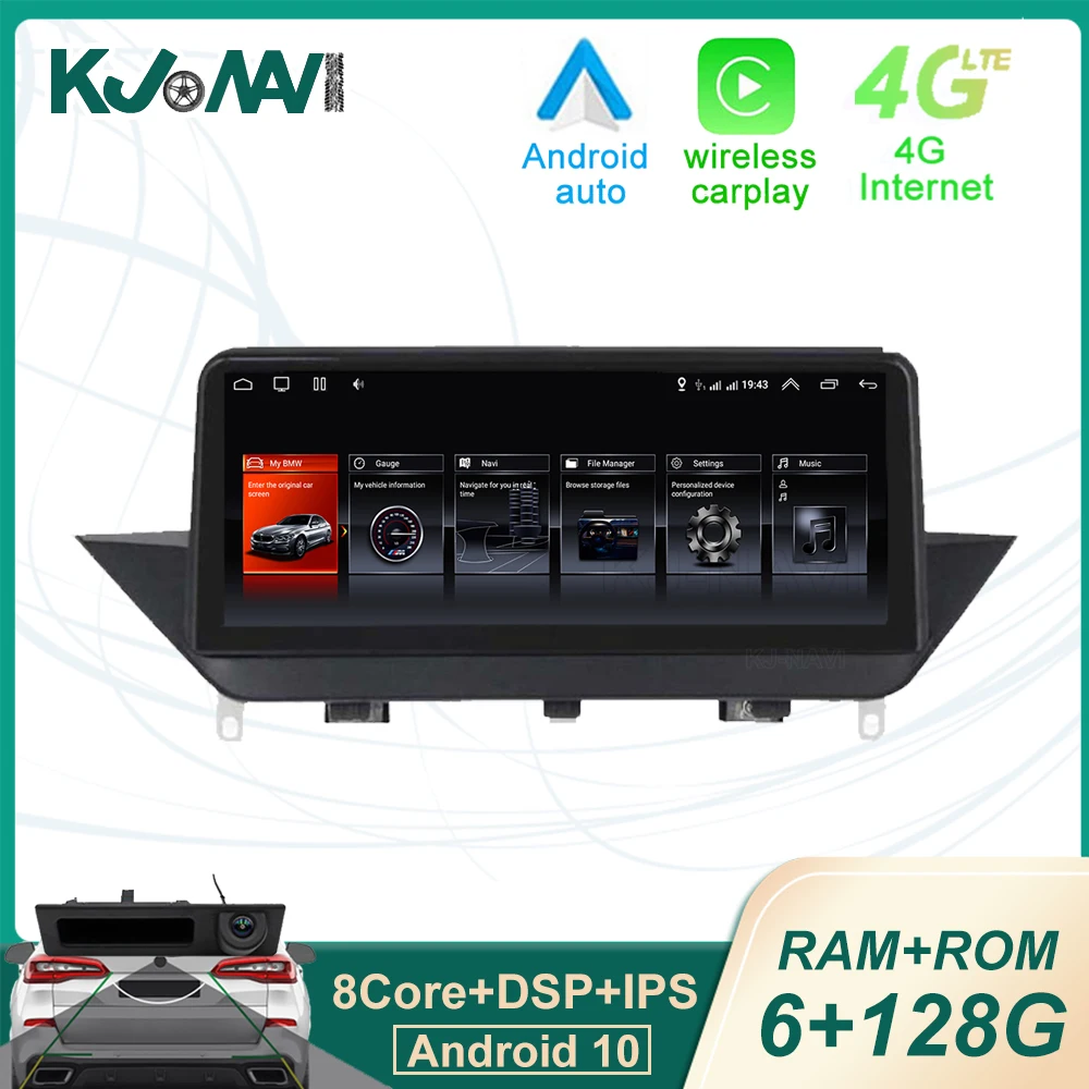 CARPLAY 10 25 &quot4G LTE Android 0 Автомобильный GPS-навигатор мультимедийный плеер для BMW X1 E84