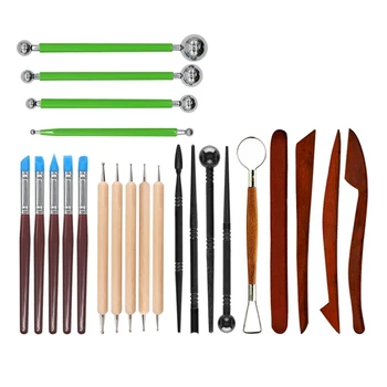 

23PCS Polymer Clay Tools Sculpting Tools Ceramic Pottery Tools Ceramica Clay Stacks Sculpting Tools for Model