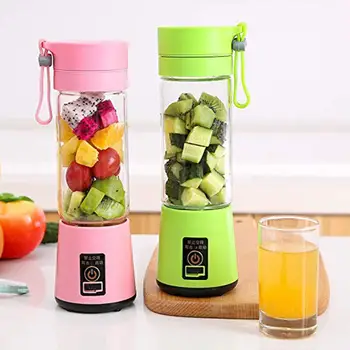 

Multi-function 4 Blades Blender Electric Blender USB Power 500ml Juicer Cup Extractor Fruit Smoothie Maker Cup Bottle and Cover