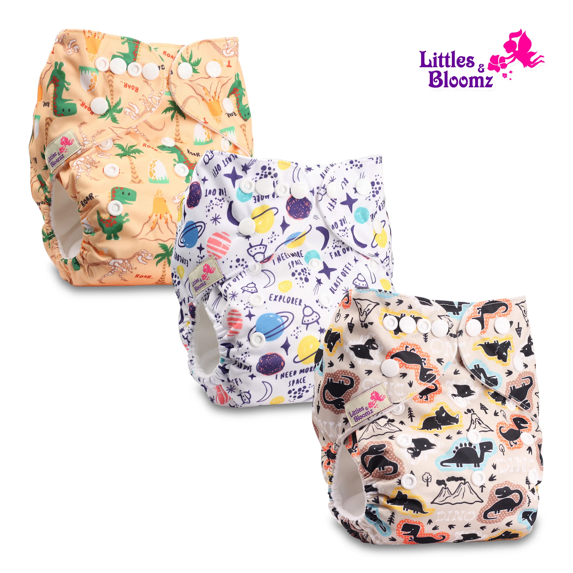 Cheap Washable Pocket Nappy Bloomz 3-Nappies/diapers Littles Microfiber-Inserts Real-Cloth Wlgww67z