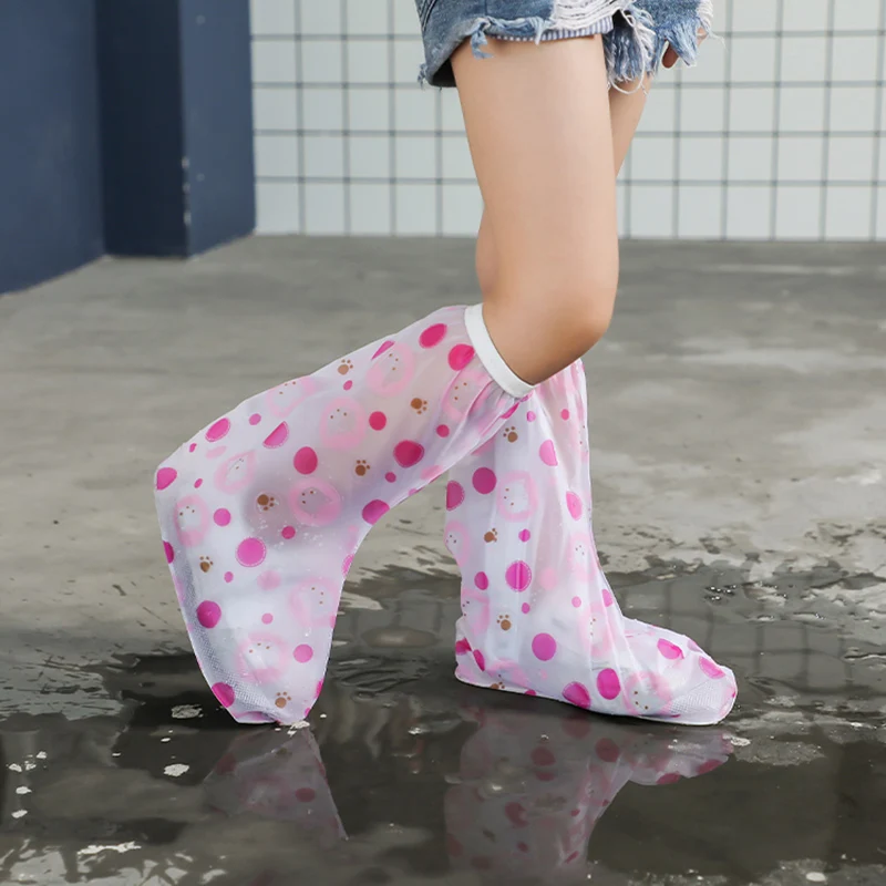 Детские водонепроницаемые защитные чехлы для обуви ботинок унисекс на молнии