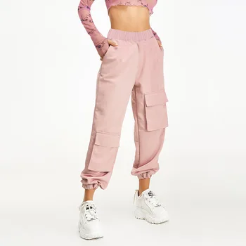 

2020 Summer Women Pants Series Autumn Streetwear High Waist Joggers Solid Hip Hop Dance Trousers Pants Sweatpants