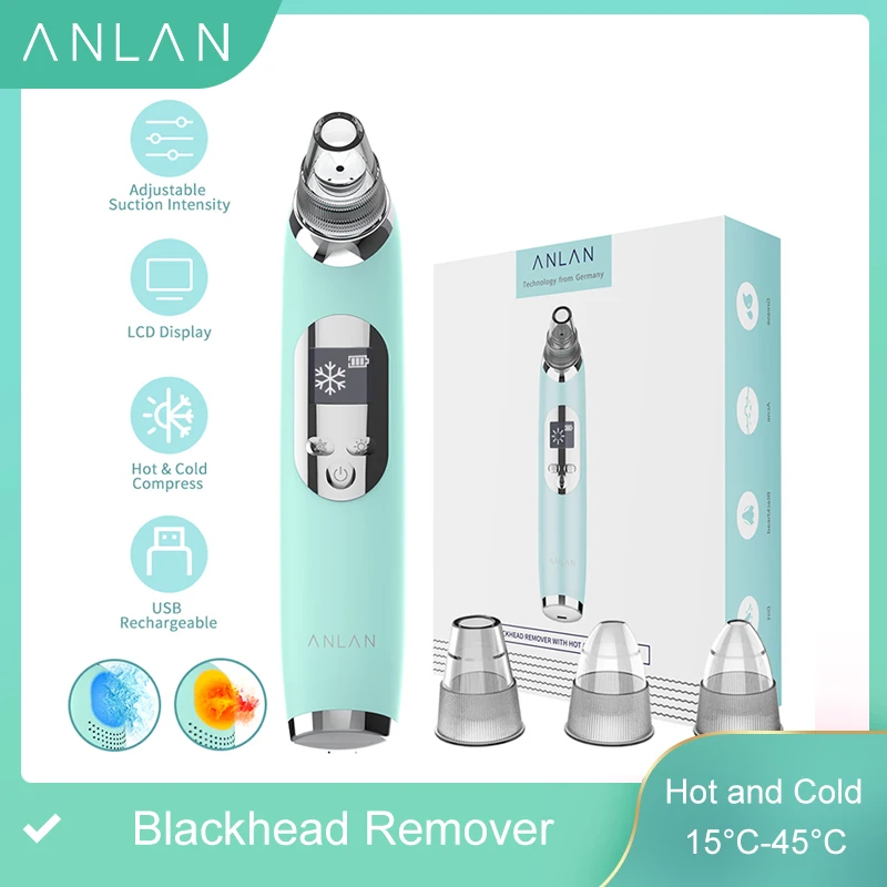 Blackhead Remover Hot Cold Facial Cleaner Deep Pore Acne Pimple Removal Vacuum Suction Diamond Beauty Tool Face SPA Skin Care|Face Skin Care Machine| - AliExpress