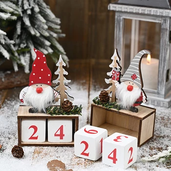 

Hot Christmas Calendar Merry Christmas Decorations For Home 2021 New Year Gifts Santa Claus Dolls Decor Festival Party Gift