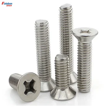 

M3.5 Cross Recessed Counters Flat Head Screw KM Electronic Small Phillip Tail Screws Vis Inoxydable Parafuso Inox DIN965 ISO7046