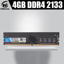 VEINEDA оперативная Память ddr4 4 gb 8 gb ddr4-2400 для dimm ddr4 Ram память 4 ГБ 8 ГБ совместим со всеми Intel настольных компьютеров AMD PC4-17000 284pin non-ecc (без