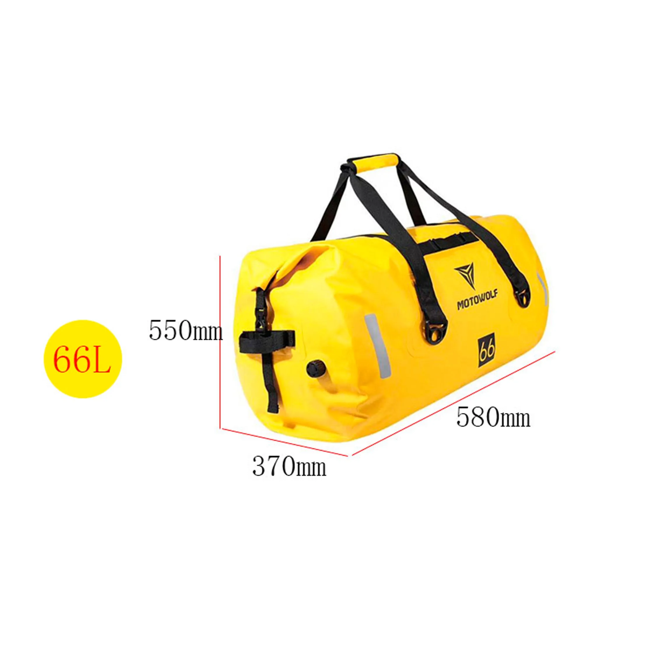66L Orange Новые мотоциклетные сумки на мотоцикл задние Сумки Комплект дорожная сумка мотоцикл Скутер спортивный багаж заднее сиденье сумка водителя Сумка-карман сумка - Название цвета: 66L Orange