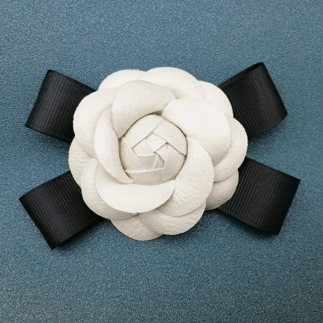 Fashion Black Bow Fabric Camellia Flower Brooch Pin Wedding Party Costume  Jewelry Accessories Big Brooches for Women Gifts - AliExpress