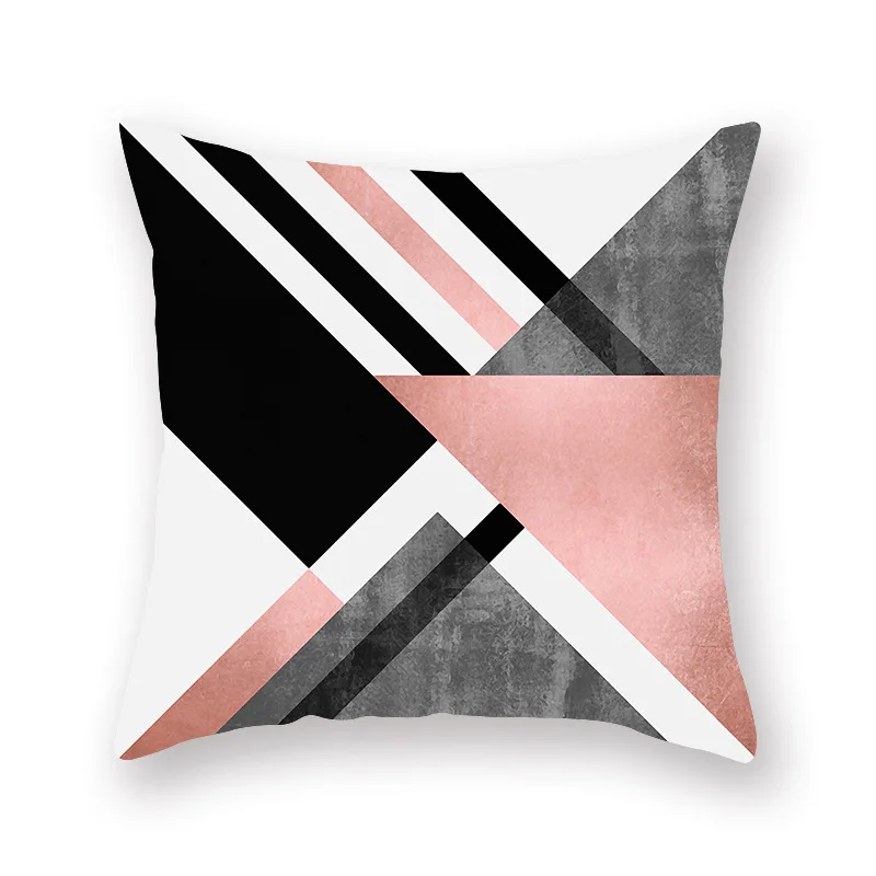 

Lanke Simple Geometry Style Pillowcase Home Textile Accessories, Pillow Case For Bedroom Home Office Decorative 45*45cm