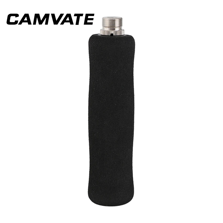 

CAMVATE Sponge Covered Handle Grip With 5/8"-27 Male Thread Connector For Microphone Mount C2306