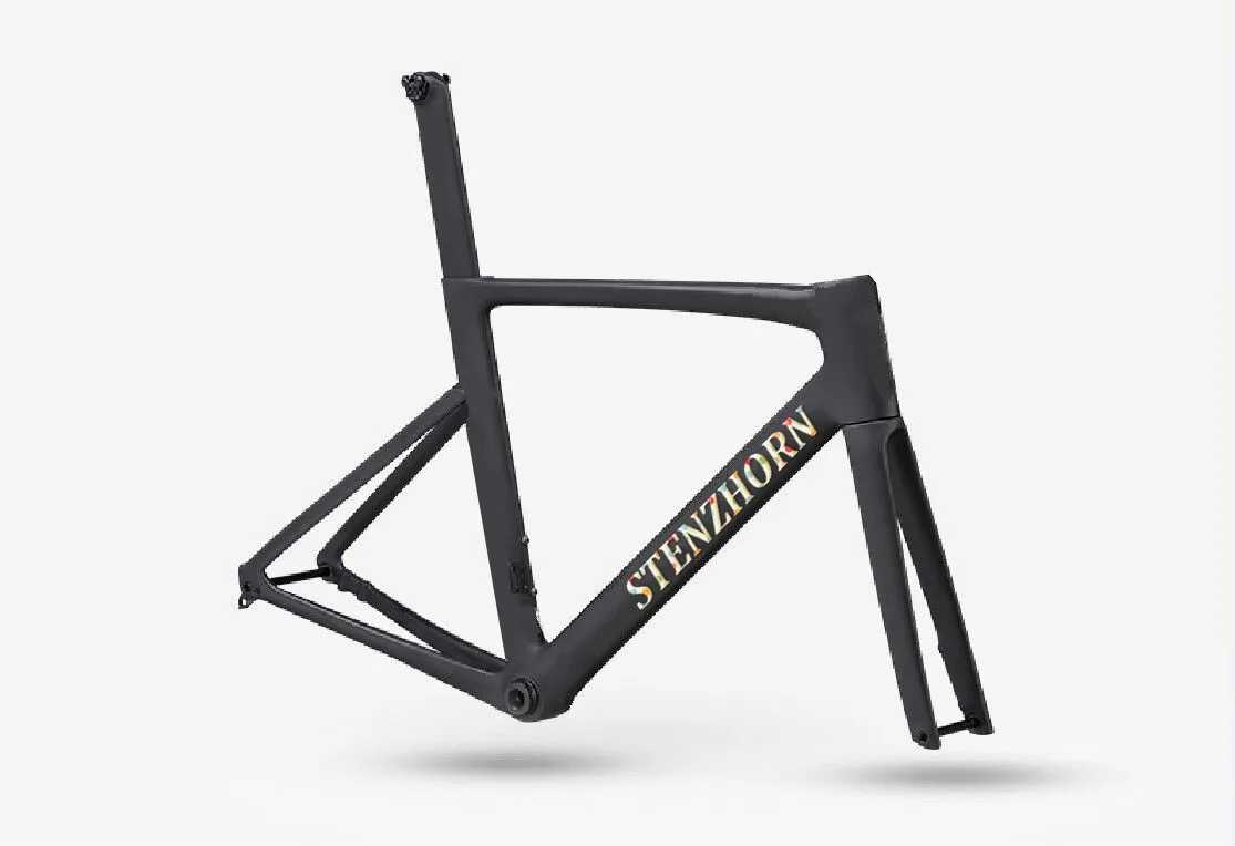 

2019 new model full black T1100 ud carbon road bike frameset for the disc brake version with max 28mm tires,can do customs color