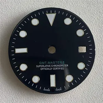 

29MM Black Watch Dial Luminous for Mingzhu 3804 Movement Replacement Repair Parts