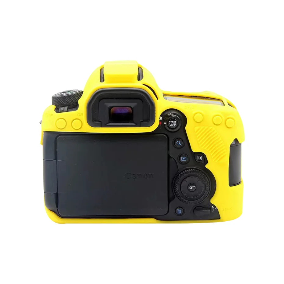 TENENELE сумки для камеры для Canon EOS 6D2 мягкий силиконовый резиновый защитный чехол для корпуса для Canon 6D Mark II 2 открывающийся аккумулятор