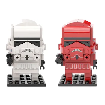 

Brickheadz Star war Stormtrooper Building Blocks Mini Figures Cute Bricks Headz Toys for Collection