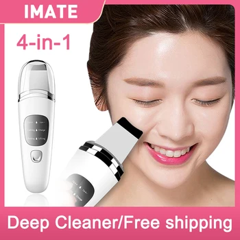 

Ultrasonic Vibrate Deep Face Cleaning Skin Scrubber Remove Dirt Blackhead Reduce Wrinkles Facial Facial Pore Cleanser