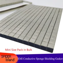 Мини Размер липкая Проводящая Пена Губка EMI ESD Защитная Прокладка для ноутбука телефон ЖК-планшет gps ремонт DIY упаковка оптом