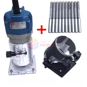 

220V 550W Portable Table Quartz Stone Seamless Splicing Machine Stone Marble Splicer Trimming Machine