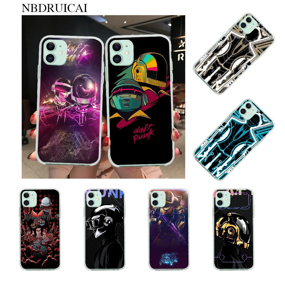 NBDRUICAI Daft панк черный мягкий чехол для телефона iPhone 11 pro XS MAX 8 7 6 6S Plus X 5S SE XR |
