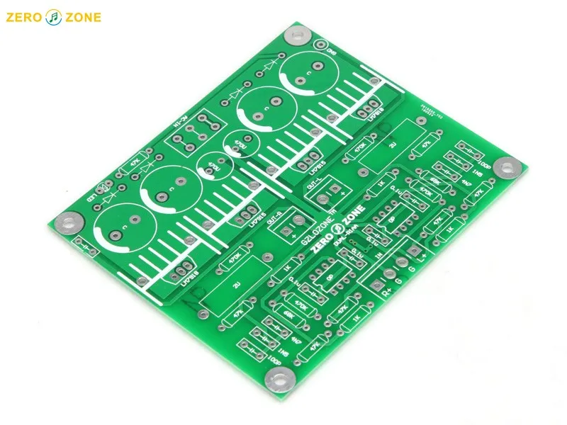 GZLOZONE DUAL-RIAA MM PCB phono усилитель с сильной защитой от помех | Электроника