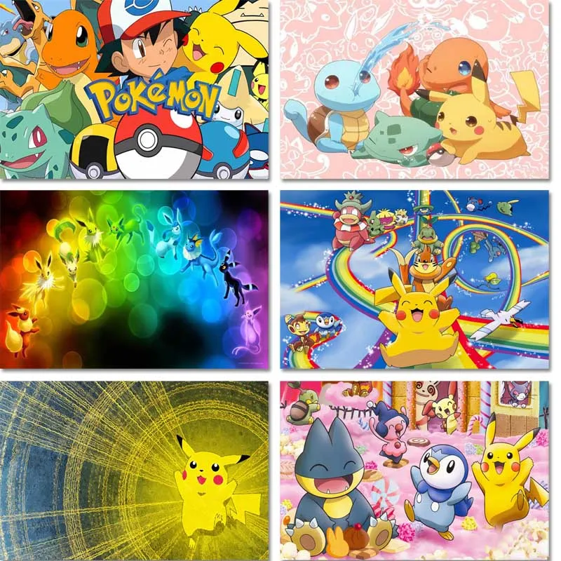 

5D DIY Diamond Painting Pokemon Cross Stitch Diamond Embroidery Full Rhinestone Cartoon Anime Pikachu Needlework Diamond Mosaic
