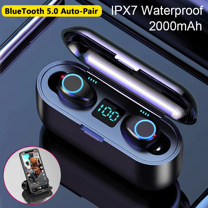 Беспроводные наушники TWS Bluetooth 5 0 стерео HD вызова беспроводной динамик мини