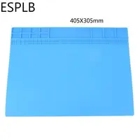 Heat Insulation Repair Pad Heat Resistant Silicon Work Pad Desk BGA Hot Air Gun Station ESD Soldering Insulator Maintenance Pad 1