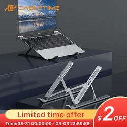 Cabletime portátil suporte portátil dobrável liga de alumínio para notebook macbook dell ipad tablet suporte c387