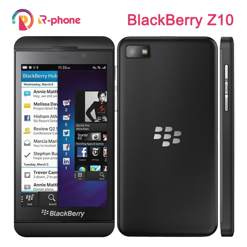 Original Refurbished Blackberry Z10 Dual core GPS WiFi 8MP 4.2