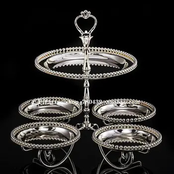 

Multi-layer snack rack wedding dessert set table baking pastry cake plate sushi rack