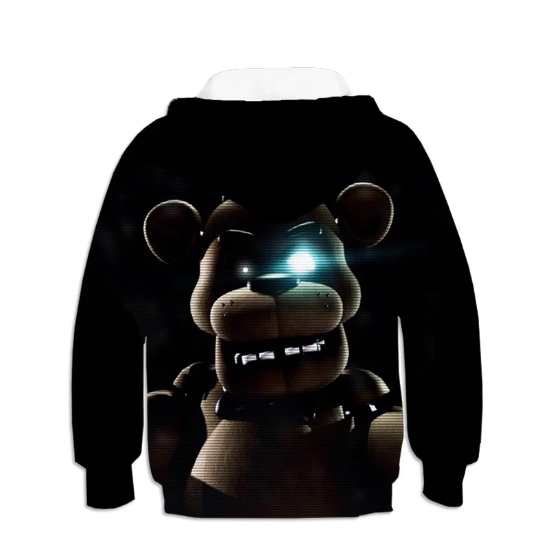 oversized children's hoodie Fnaf Hoodie Clothes Children's Clothing Baby Girls Boys Long Sleeve Kids Pullover Birthday Gifts 4t-14t Polyester hoodies for a boy