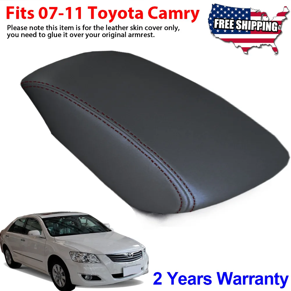 Für Toyota Camry 2007 2008 2009 2010 -11 Auto Leder Center Konsole Deckel  Armlehne Box Ersatz Abdeckung Schutz Pad abdeckung grau - AliExpress