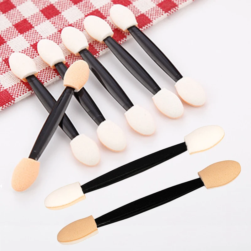 Makeup Brush Set Makeup Brush Makeup Tool Set Makeup Tool 50/30Pcs Disposable Eyeshadow Brush Portable Double End Sponge Eye Shadow Applicators Beauty Makeup Tools