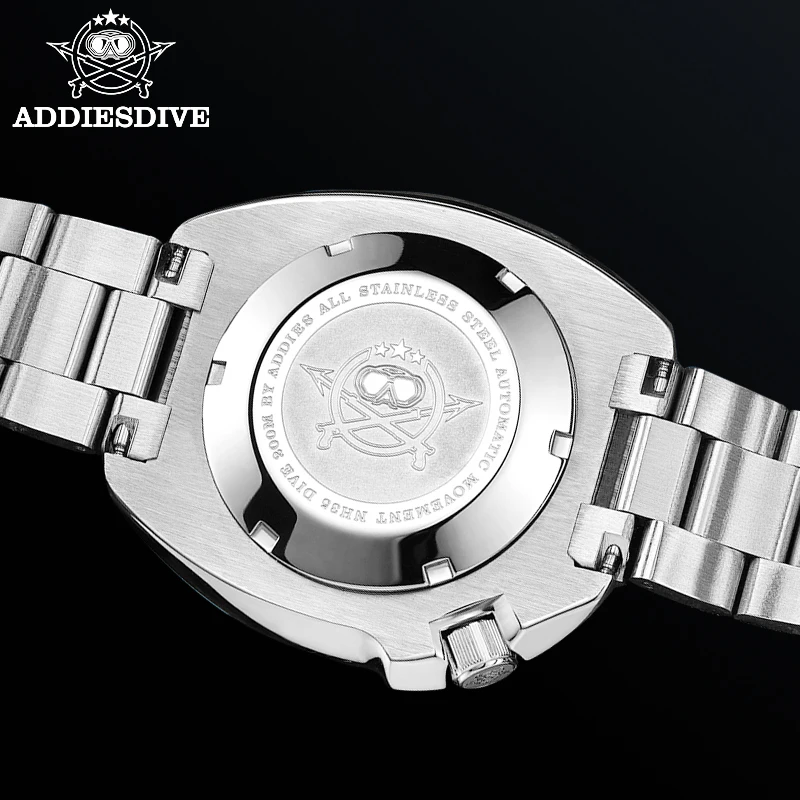 ADDIESDIVE Men's Diver Watch C3 Super Luminous Relogio Masculino 20Bar Waterproof  NH35 Automatic Mechanical Watches