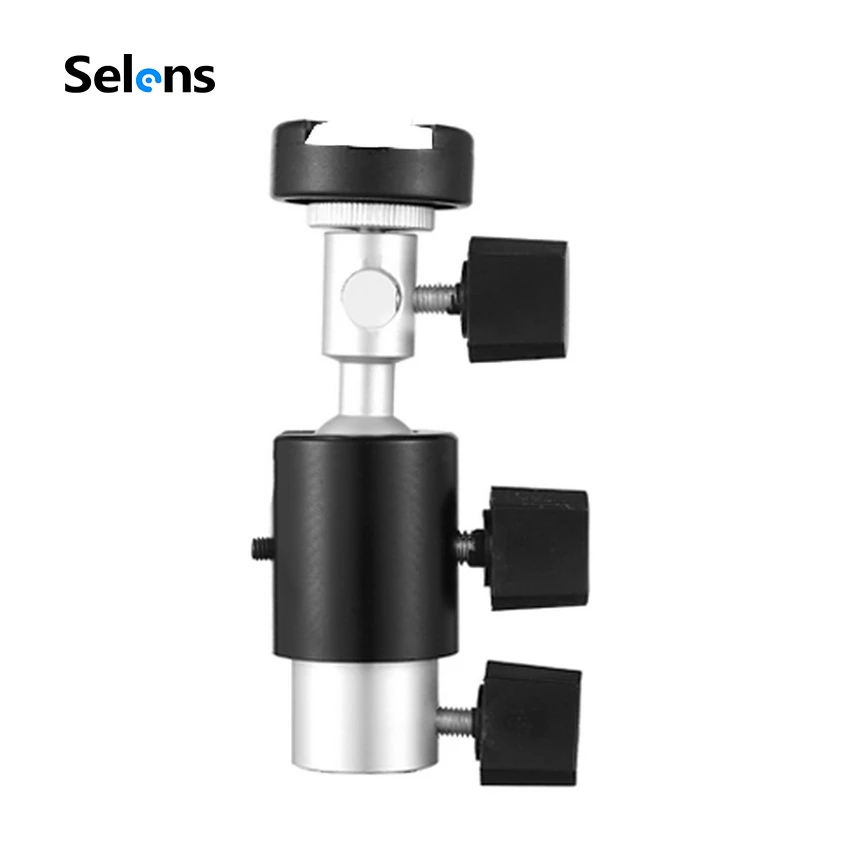 Selens de montaje de Flash para bola, paraguas, agujero, Zapata|flash bracket|light standstand adapter - AliExpress
