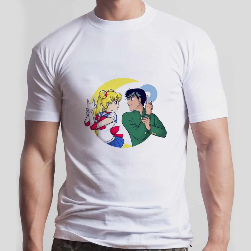 

Serena x Yusuke Kawaii Funny Tee Women T shirt Tumblr Grunge Fashion Tee Summer Street Style Wear Men Tshirt