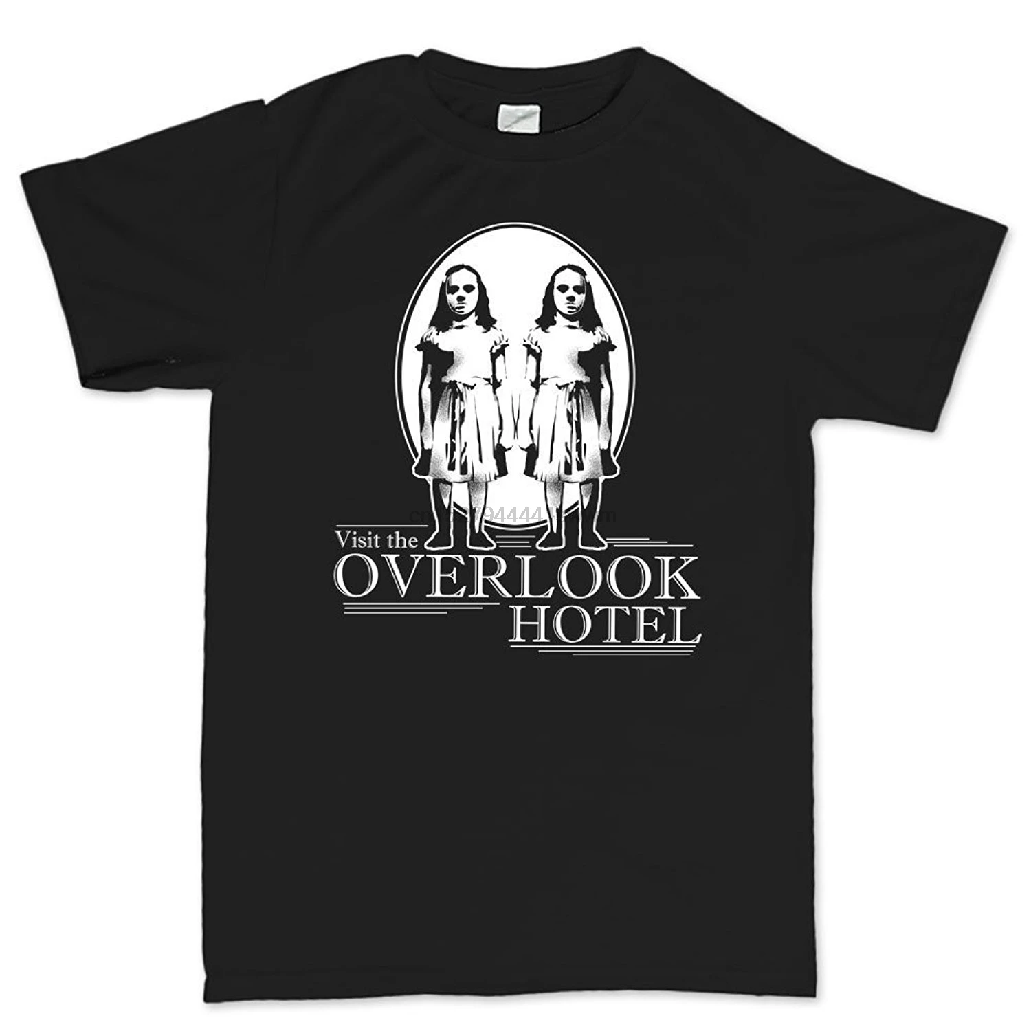 Visit Overlook Hotel Shining Horror T Shirt 2019 New Fashion T-Shirt Cotton Men Black Newest Letter Print |