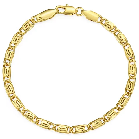 Gold Filled Bracelets For Women Men Twisted Curb Snail Rolo Wheat Box Link Chains Bracelet Wholesale 15 styles GBB2A