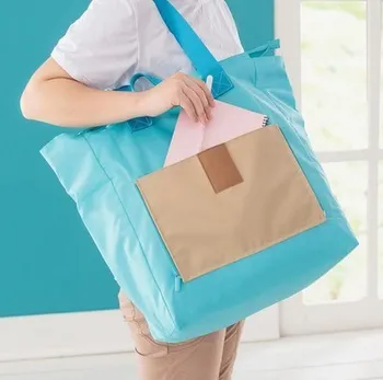 

Large Capacity Shopping Bag Portable Waterproof Eco Friendly Foldable Grocery Korean Shopping Bag Bolso Lona Purpose Bags DB60SB